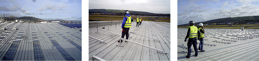 <p>
</p>

<p>
Die Installation der Anlagen erfolgte mit ausgeklügelter Logistik auf der Baustelle.
</p> - © Fotos: Ambivolt

