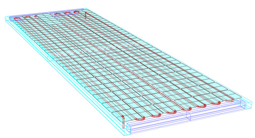 
Eine Version des Bauteils wurde mit einem fluidgeführten Wärmetauscher versehen. Er nutzt die Abwärme der Module zur Bereitung von Warmwasser oder Prozesswärme.
