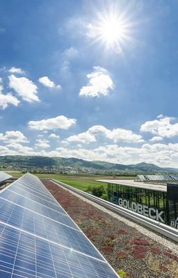 <p>
</p>

<p>
Der Hauptsitz des Unternehmens in Hirschberg an der Bergstraße.
</p> - © Foto: Goldbeck

