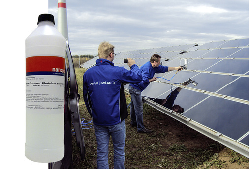 



Juwi erprobt die Beschichtung mittlerweile seit drei Jahren.
