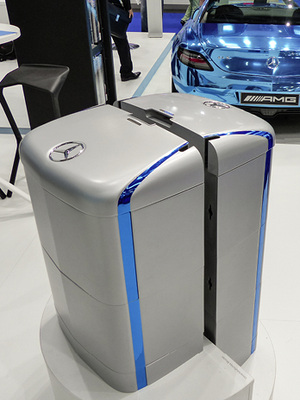 
Mercedes-Benz: Ein Stern auf dem Auto, ein Stern auf dem Speicher.
