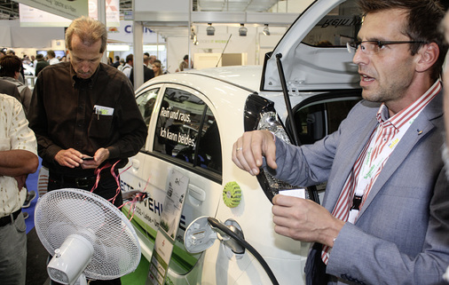 
Markus Emmert von Combination aus Berlin entwarf Visionen der Elektromobilität, die schon bald Realität sind.
