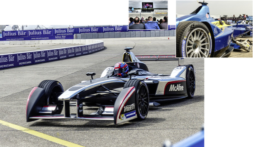 



Peking, Miami, Berlin: Die Formel E fährt erstmals auf dem alten Flughafengelände in Tempelhof. 2008 wurde der Flugverkehr eingestellt. Seither wird das Gelände auch für Ausstellungen und Konzerte genutzt.
