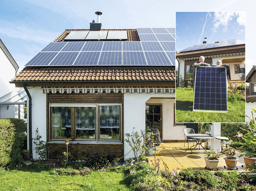 



Dieses Stuttgarter Ehepaar hat die Anlage auf dem Dach seines kleinen Wohnhauses gepachtet – der Strom wird im Gebäude verbraucht.
