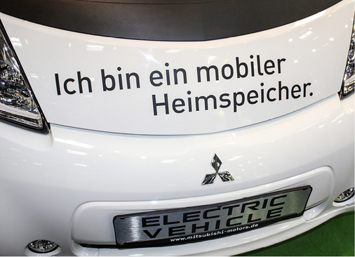 



So präsentierte sich Mitsubishi auf der Intersolar im Juni in München.
