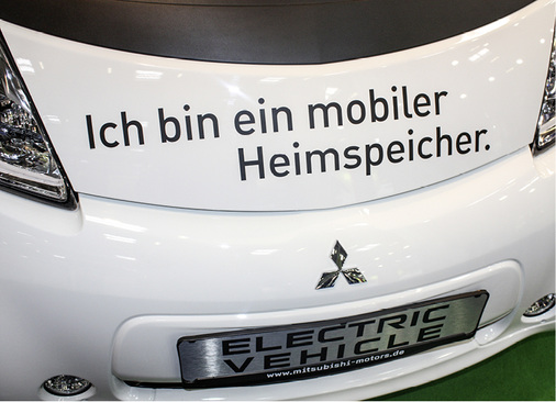 <p>
</p>

<p>
So präsentierte sich Mitsubishi auf der Intersolar im Juni in München.
</p> - © Foto: Heiko Schwarzburger

