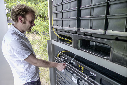 



In Berlin steht das derzeit einzige System mit der neuartigen AHI-Batterie.
