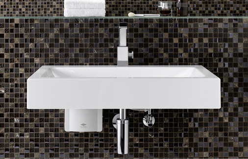 



Kleiner Durchlauferhitzer in der Ausführung als Untertischgerät: Auf diese Weise wird die Innenraumarchitektur kaum gestört. So ein Gerät kann die Zapfstelle hygienisch und effizient beliefern.
