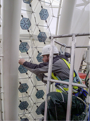 



Der Anschluss für die Folien kommt von Lapp Kabel.
