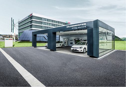 
Kleinwind- und Photovoltaikanlagen liefern den Ökostrom für die Elektroflotte. Bei einer Flaute kommt die Energie aus dem Akku.
