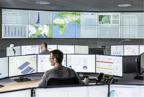 
Die neue Leitwarte in Berlin ist mit der modernsten Technik ausgestattet.
