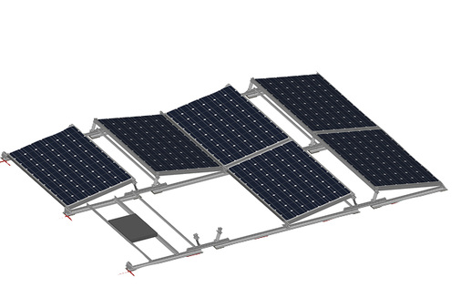 



Das Montagesystem von Ambivolt nutzt kurze Schienen, die zudem Wasser gut ableiten.
