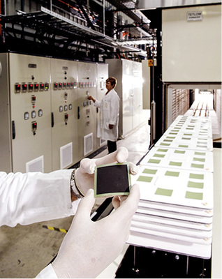 



Die Fertigung der Brennstoffzellen.
