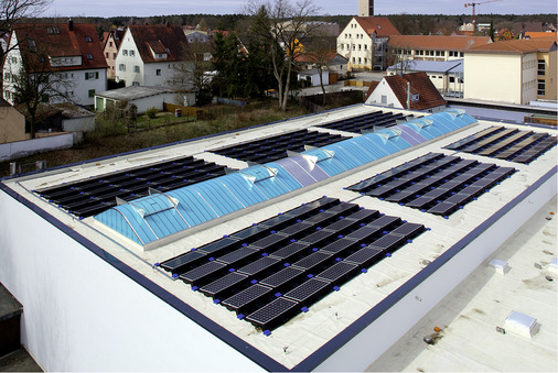 
Komplette Anlage auf einer Fabrik.
