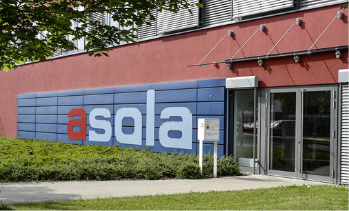 
Firmensitz von Asola in Erfurt. Dort werden auch die photovoltaischen Glaselemente gefertigt.
