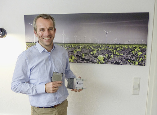 <p>
Den Wind im Rücken: Überschüssigen Ökostrom sieht GP-Joule-Chef Petersen gern als Wasserstoff.
</p>