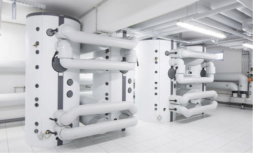 
Das Herz der Wärmetechnik sind die Pufferspeicher, die kaskadierend arbeiten.
