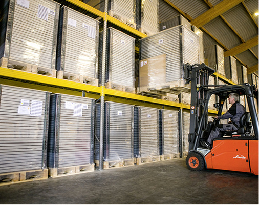 
Die Warenlogistik ist das Kerngeschäft eines Fachgroßhändlers.
