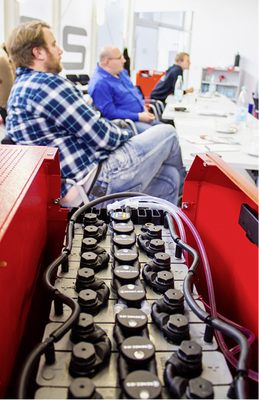 
Schulung von Installateuren bei Senec in Leipzig.



