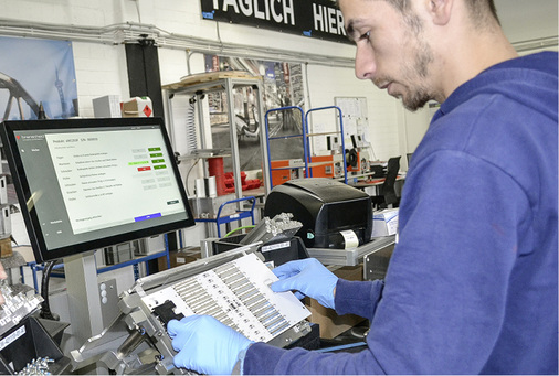 
Funktionstest der Zellstacks im Batteriemodul.
