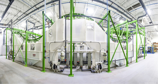 



Einmal Achterbahn fahren: So sieht die neueste Generation der Recyclinganlage aus.
