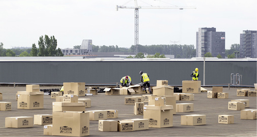 <p>
Vorbereitungen zur Installation der Solaranlagen in Veghel und Zwijndrecht.
</p>