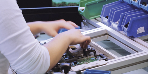 
Das Herzstück der Datenlogger sind die Platinen, die im Hause gefertigt werden.
