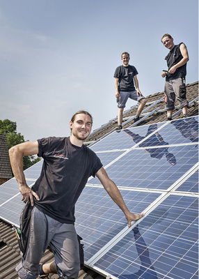
Helge Hill und sein Team sind schon seit 2000 in der Solarbranche tätig.
