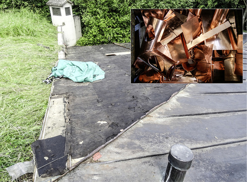 



Kupfer und anderes Buntmetall gerät mit steigenden Schrottpreisen zunehmend ins Visier von Dieben. Die Begleitschäden sind meist hoch.
