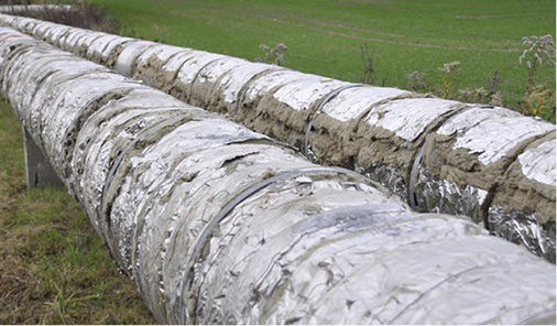 
Hier ist die Aluminiumhülle dagegen spurlos verschwunden.
