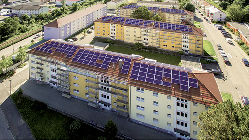 
Die Mehrfamilienhäuser in Eberbach tragen die Handschrift von Wirsol.
