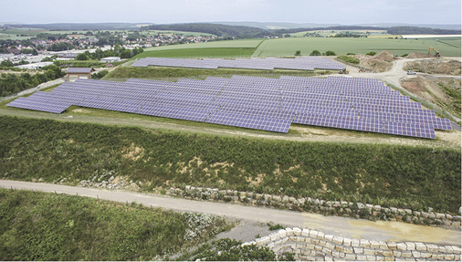 
Auch bei diesem Solarpark in Helmstadt hat Wirsol als Projektierer mitgewirkt.
