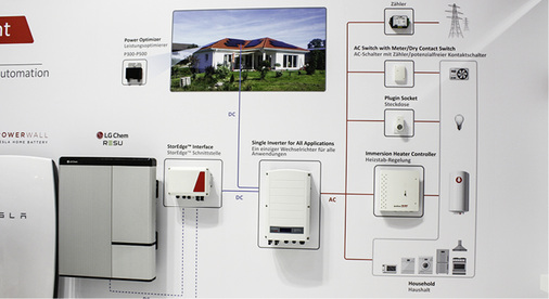 
Auf der Intersolar präsentierte das Unternehmen die Integration der Hochvoltbatterien von LG Chem und diverse Lastschaltgeräte.




