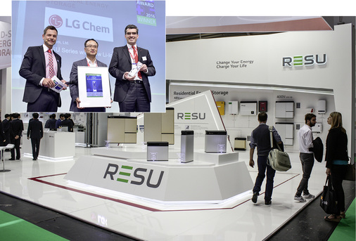 



Große Freude bei den Koreanern: Übergabe des EES-Award an das Team von LG Chem.
