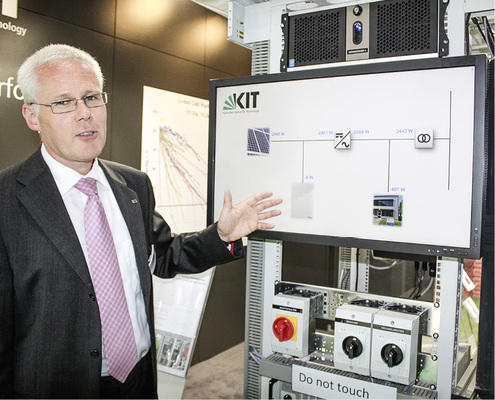 



Olaf Wollersheim vom KIT wird die Heimspeicher in einem groß angelegten Forschungsprojekt testen.
