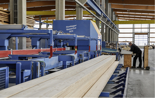 



Bei Opitz Holzbau in Neuruppin werden die Ständerwerke aus Holz gefertigt.
