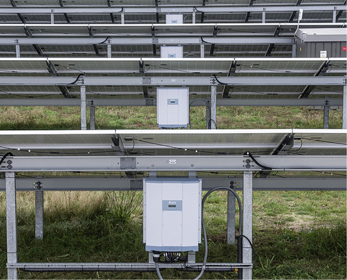 
Solarpark im dänischen Vandel mit mehr als 1.000 Wechselrichtern RPI M50A.
