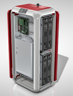 



Blick ins Innere eines Lithiumspeichers.
