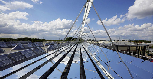 <p>
Solarthermie soll 40 Prozent der fossilen Energie einsparen.
</p>

<p>
</p> - © Foto: Karmeliten Brauerei

