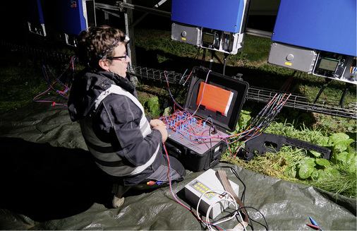 
Mit dem AEPVI Switch kann Andreas Fladung etwa 99 Strings vorher verkabeln. 
