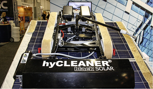 



Der Reinigungsroboter schafft 400 Quadratmeter pro Stunde.
