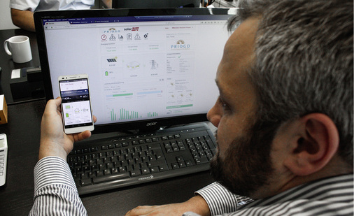 



Bei den Stromspeichern gehört die laufende Betriebsüberwachung per Internet und App zum Standard.
