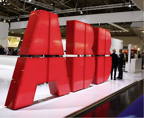 
ABB zeigte sich auf der Messe sehr selbstbewusst.



