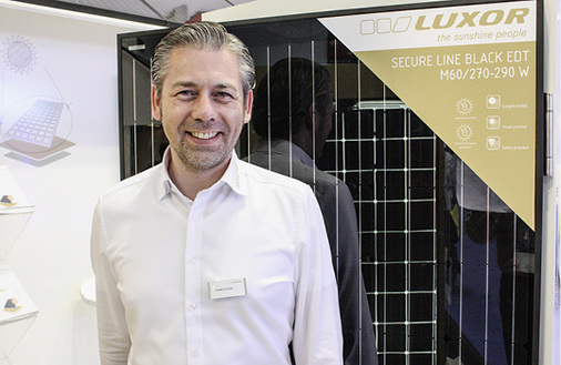 



Thomas Dessoi von Luxor Solar war mit der Messe außerordentlich zufrieden.
