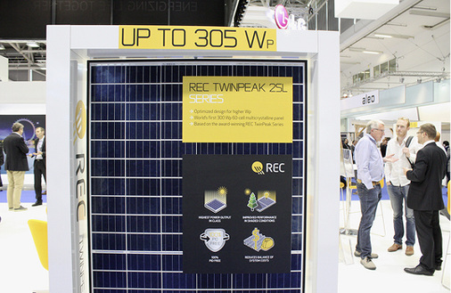 



REC brachte seine Halbzellenmodule nach München.
