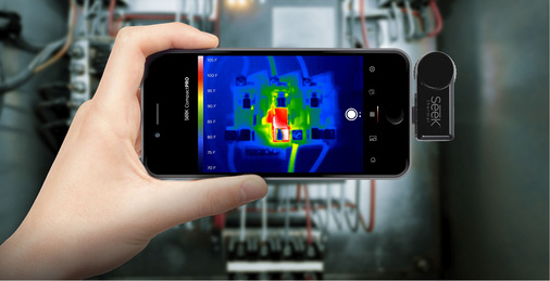 



Die Aufsteckkamera fürs Handy hat wichtige Einstellmöglichkeiten zum Detektieren von Temperaturdifferenzen. Das Fazit des Praxistests: Einfach und handlich, die Aufnahmen können erste Anhaltspunkte für mögliche Defekte liefern. 
