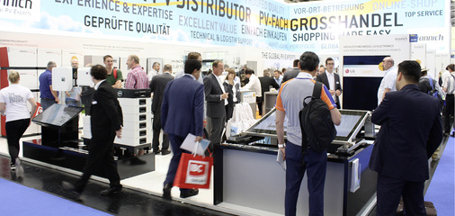 



Dicht umlagert war der Messestand des Fachgroßhändlers Krannich Solar.
