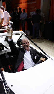 



EES Award: Olaf Wollersheim von Solarwatt jubelte.
