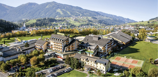 



Das Sporthotel Royer – hier noch ohne Solaranlage – schafft es auf einen Eigenverbrauchsanteil von 95 Prozent.
