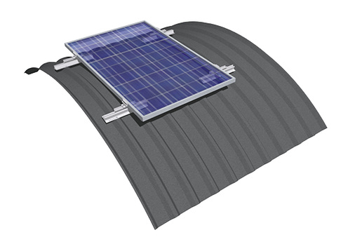 <p>
</p>
<p>
Mit dem Vario kann S-Flex eine Anlage auf runden Dächern spannungsfrei montieren.
</p> - © Foto: S-Flex
 
Mit dem Vario kann S-Flex eine Anlage auf runden Dächern spannungsfrei montieren.